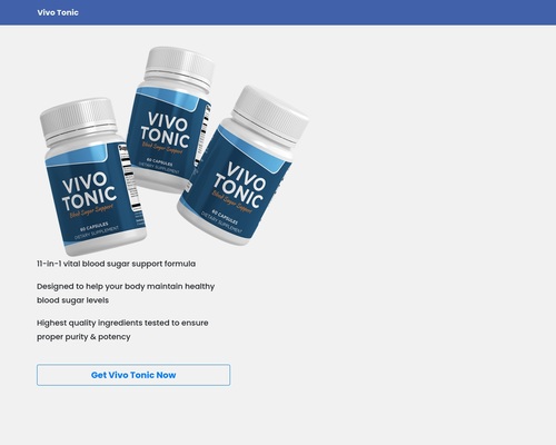 VivoTonic - Scorching New 2021 Diabetes Supply